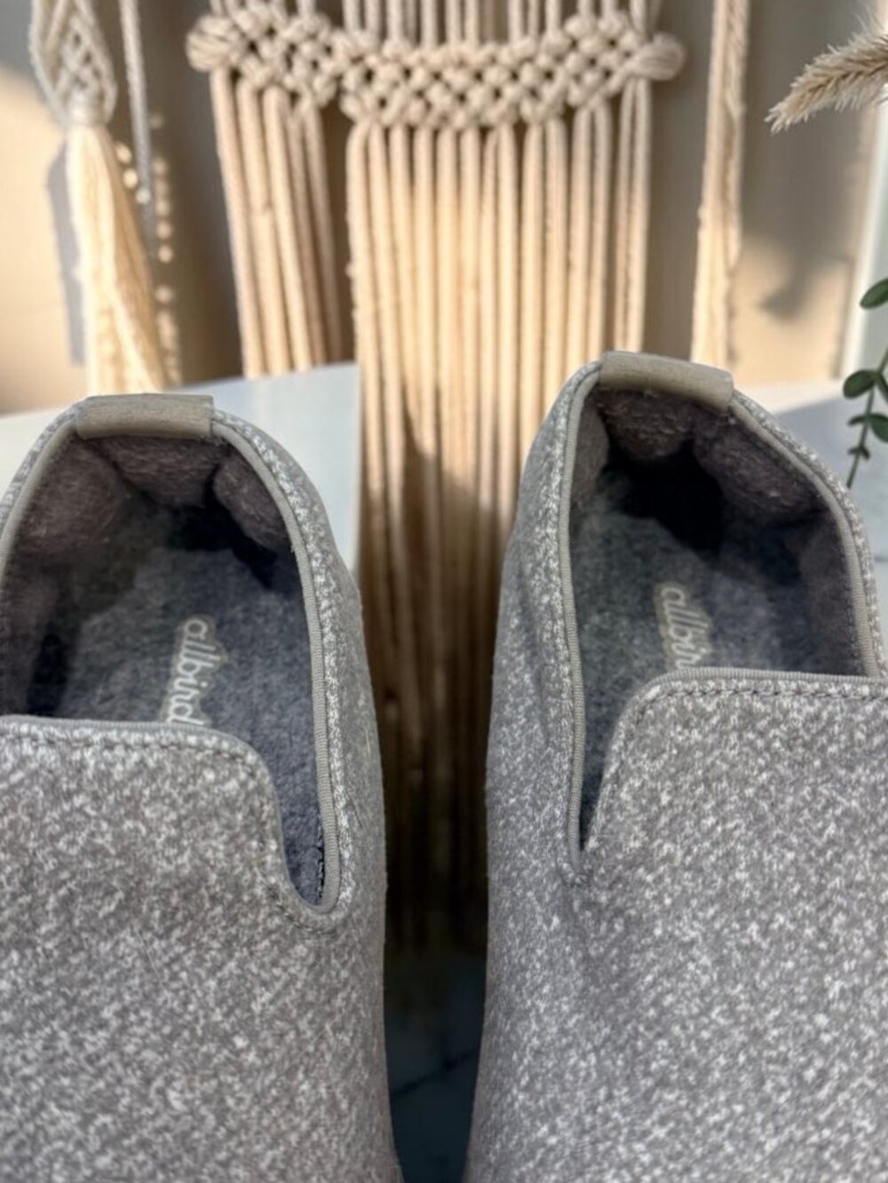 Allbirds Women's Size 9 Gray Wool Loungers Slip On Sneakers - Picture 4 of 11